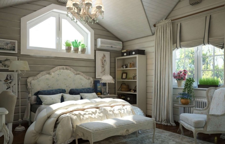 Спальня в стиле Кантри шебби