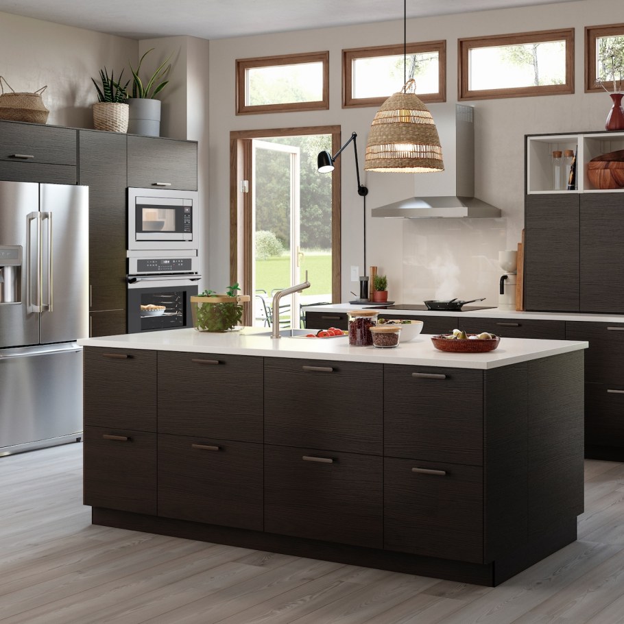 Кухня икеа белая Хитарп