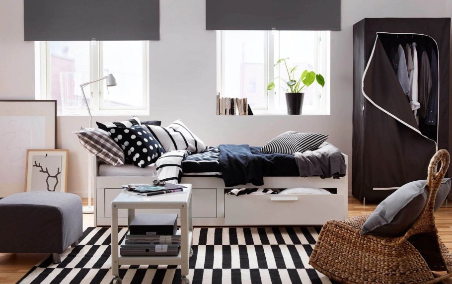 Скандинавский стиль иея спальня