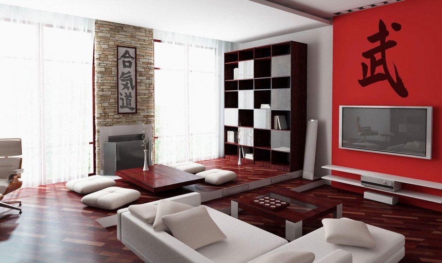 Современный интерьер в японском стиле проект