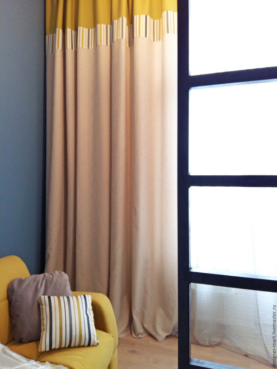 Горчичные шторы икеа