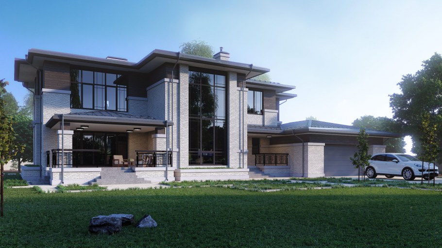 ТОПДОМ архитектура Райта