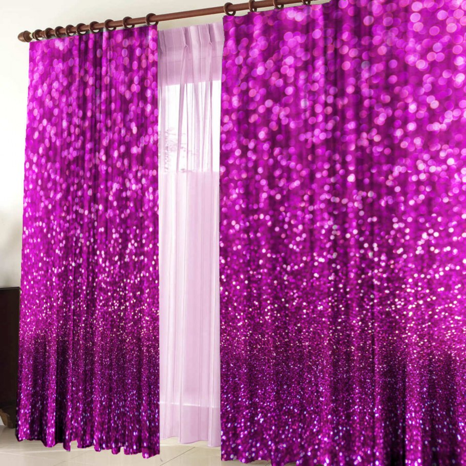 Римские шторы фиолетовые