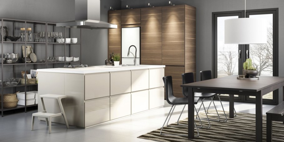 Кухня икеа Воксторп белая