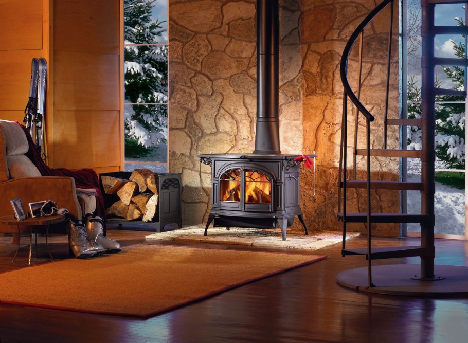 Печь-камин Vermont castings Defiant 2-в-1