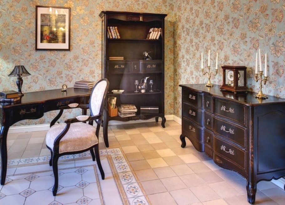 Крашеная вагонка в интерьере спальни