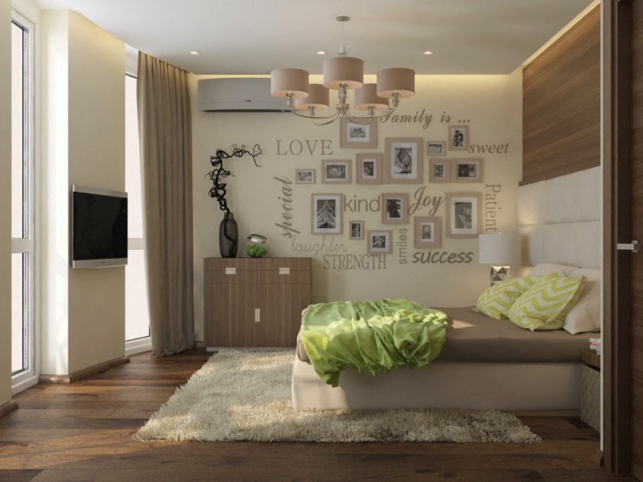 Спальня экостиль