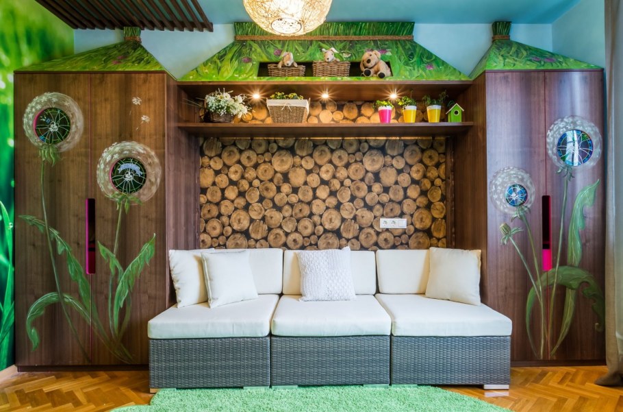 Комната в природном стиле