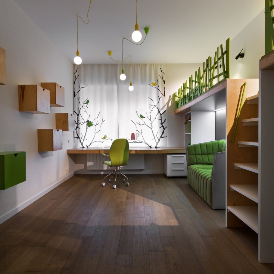 Эко стиль интерьера детская