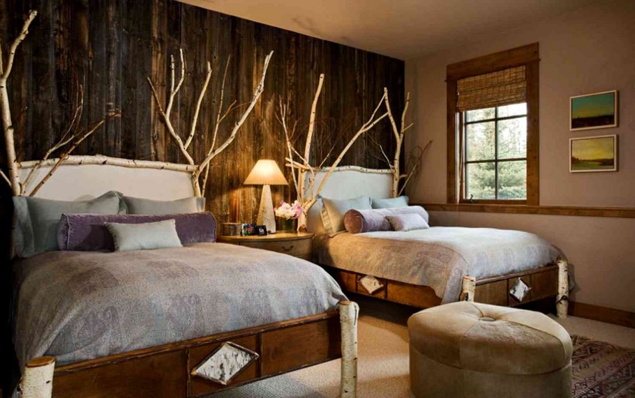Rustic Wood Decor спальня