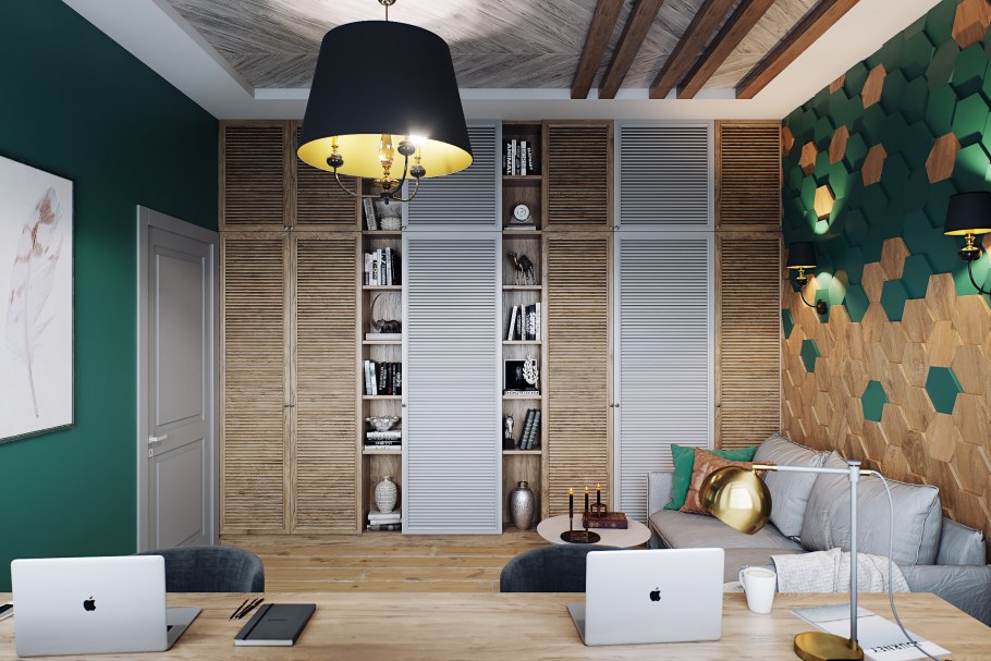 Зеленая спальня