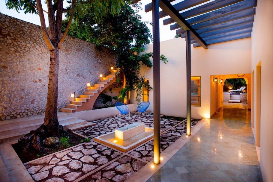 Проекты домов с внутренним двориком патио