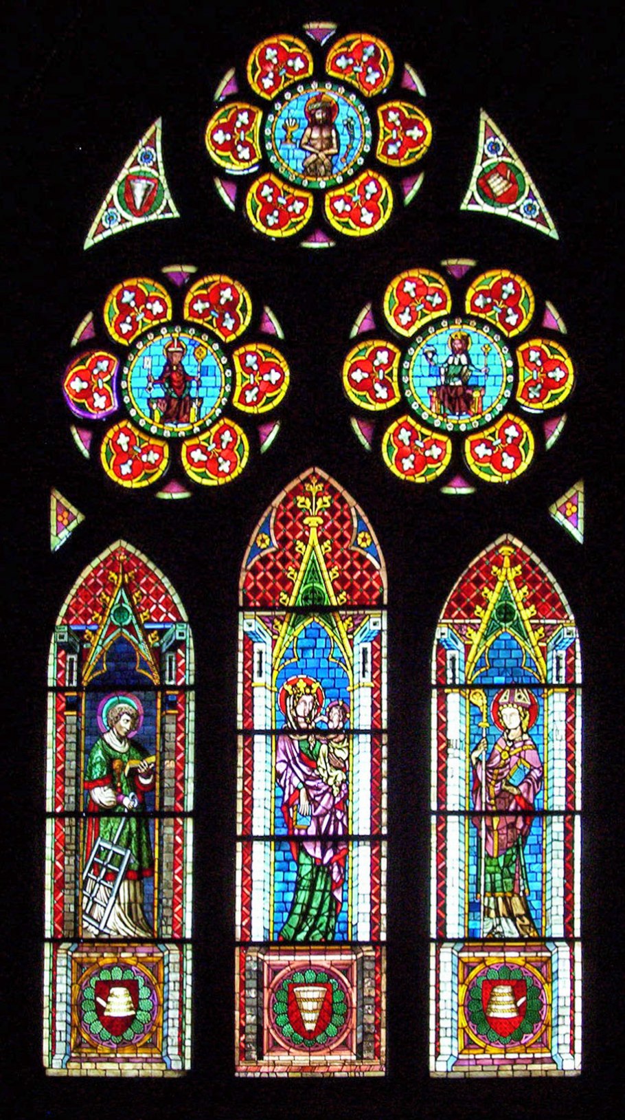 Романский стиль Готика витраж