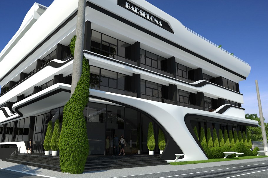 Гостиничный комплекс архитектура