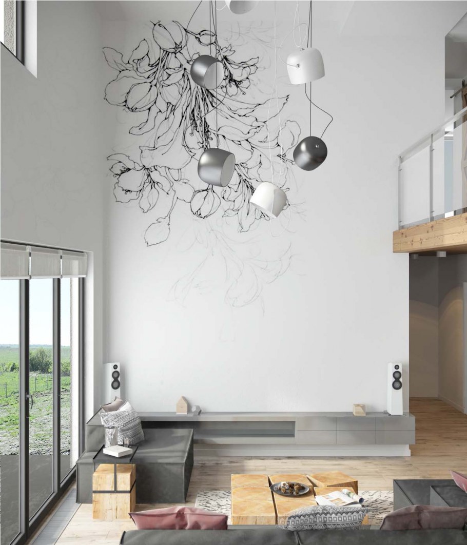 Роспись стен Минимализм