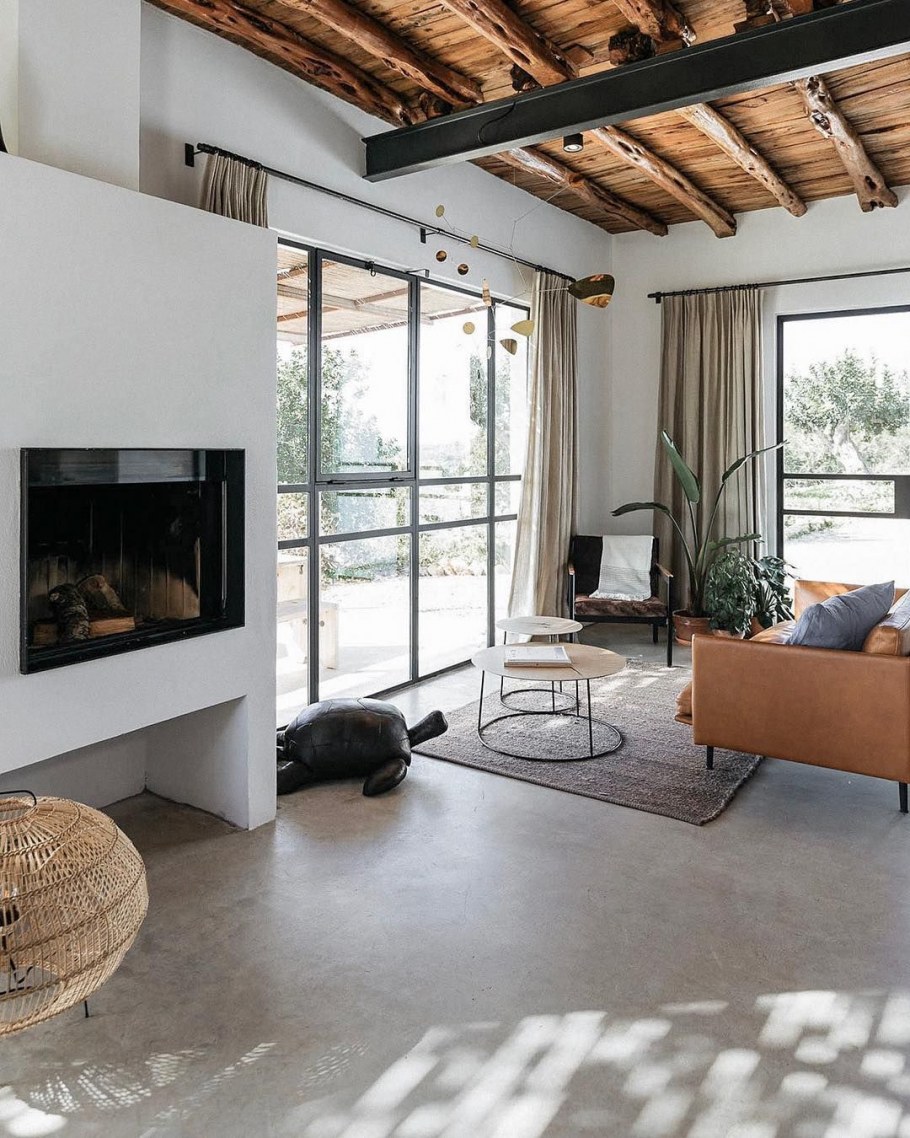 Загородный дом в стиле лофт