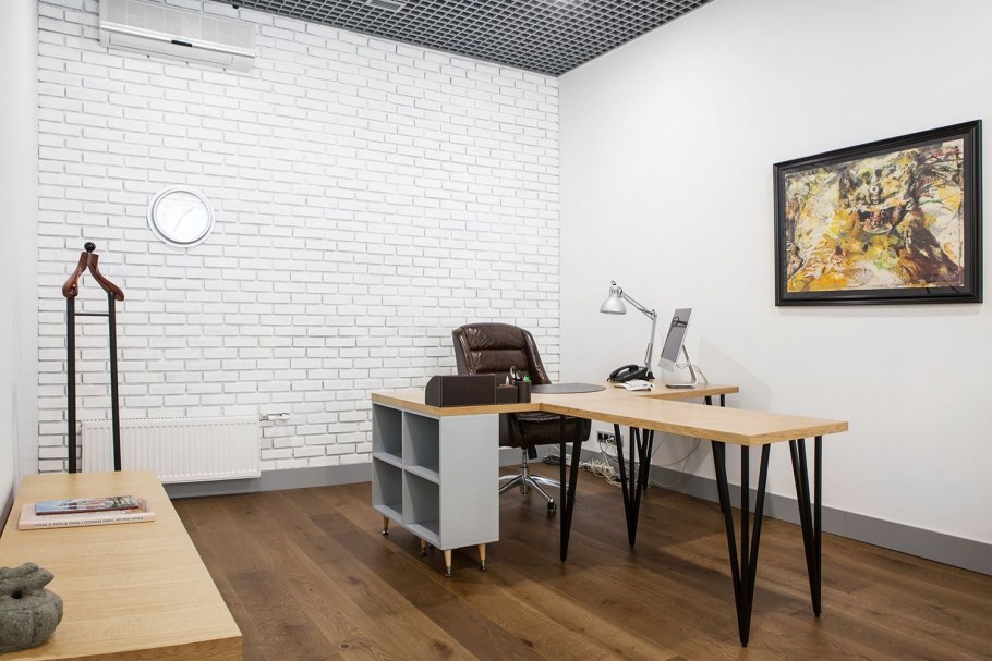 Офис в скандинавском стиле