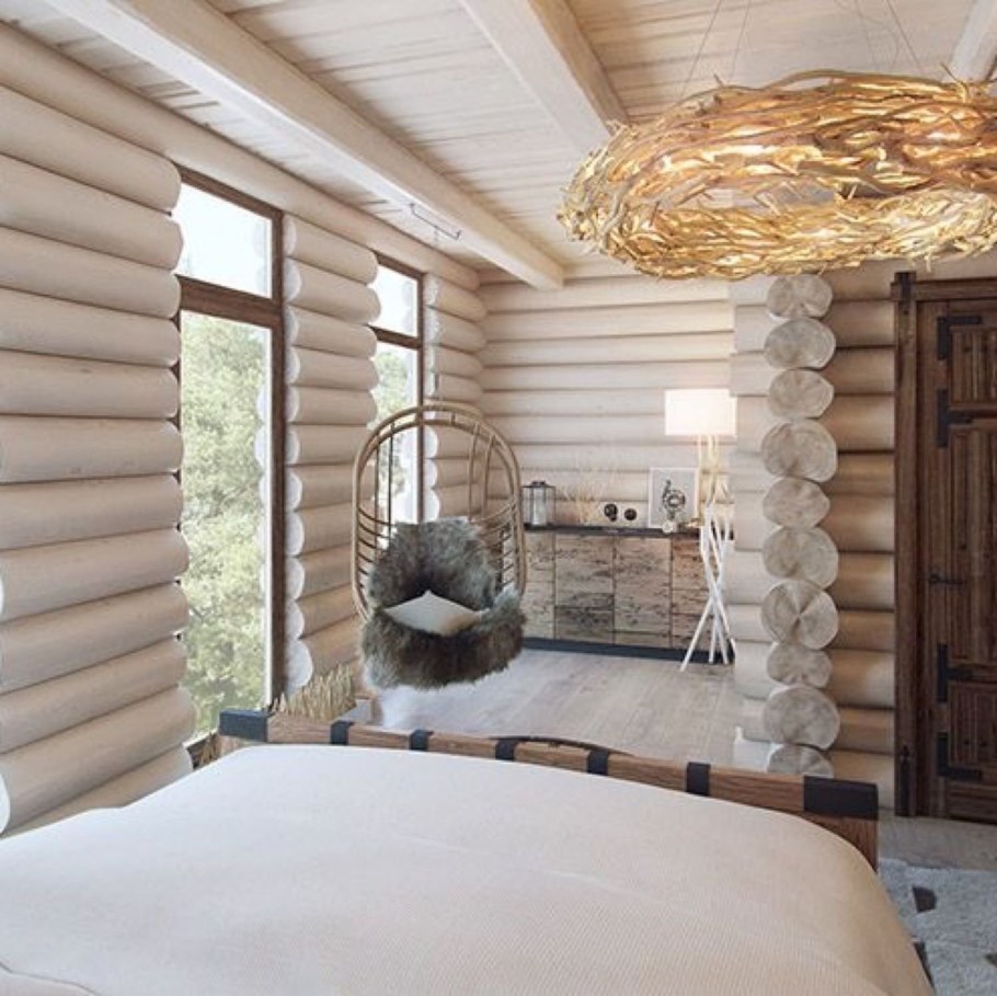 Интерьер сруба