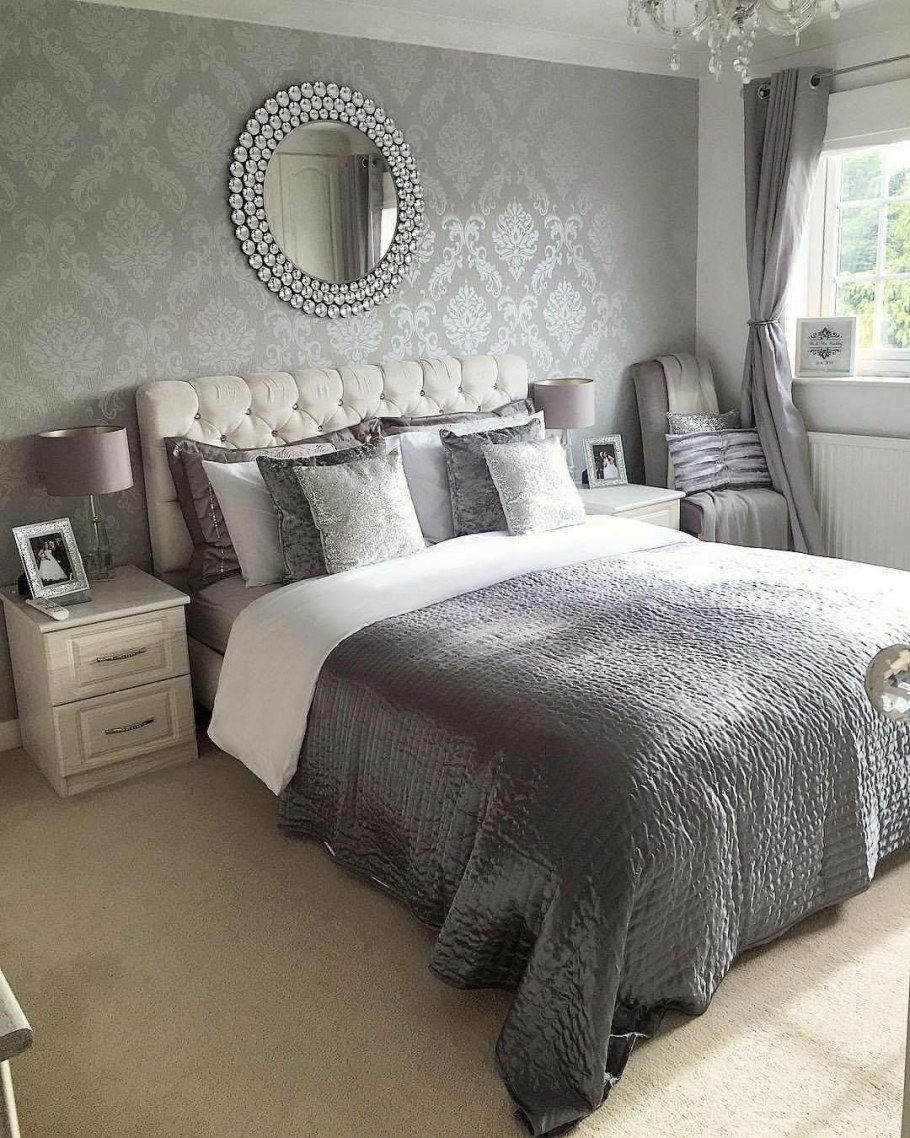 Интерьер в серебряных тонах