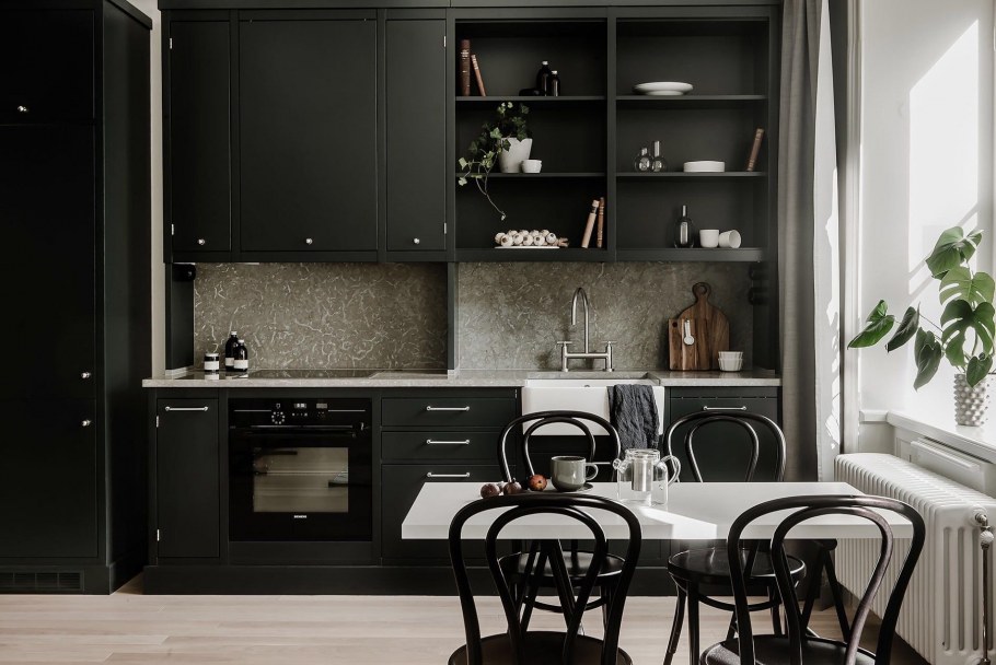 Сканди кухня 6кв м