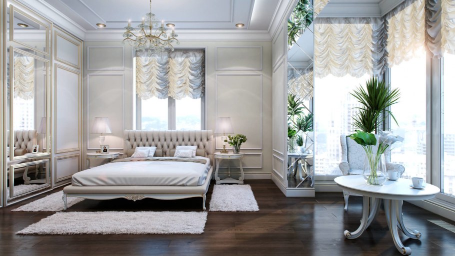 Классический интерьер рендер