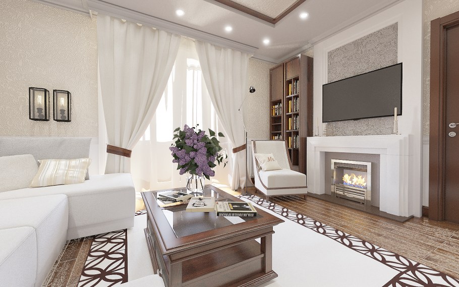 Люстра в гостиную