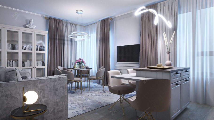 Разные обои в интерьере