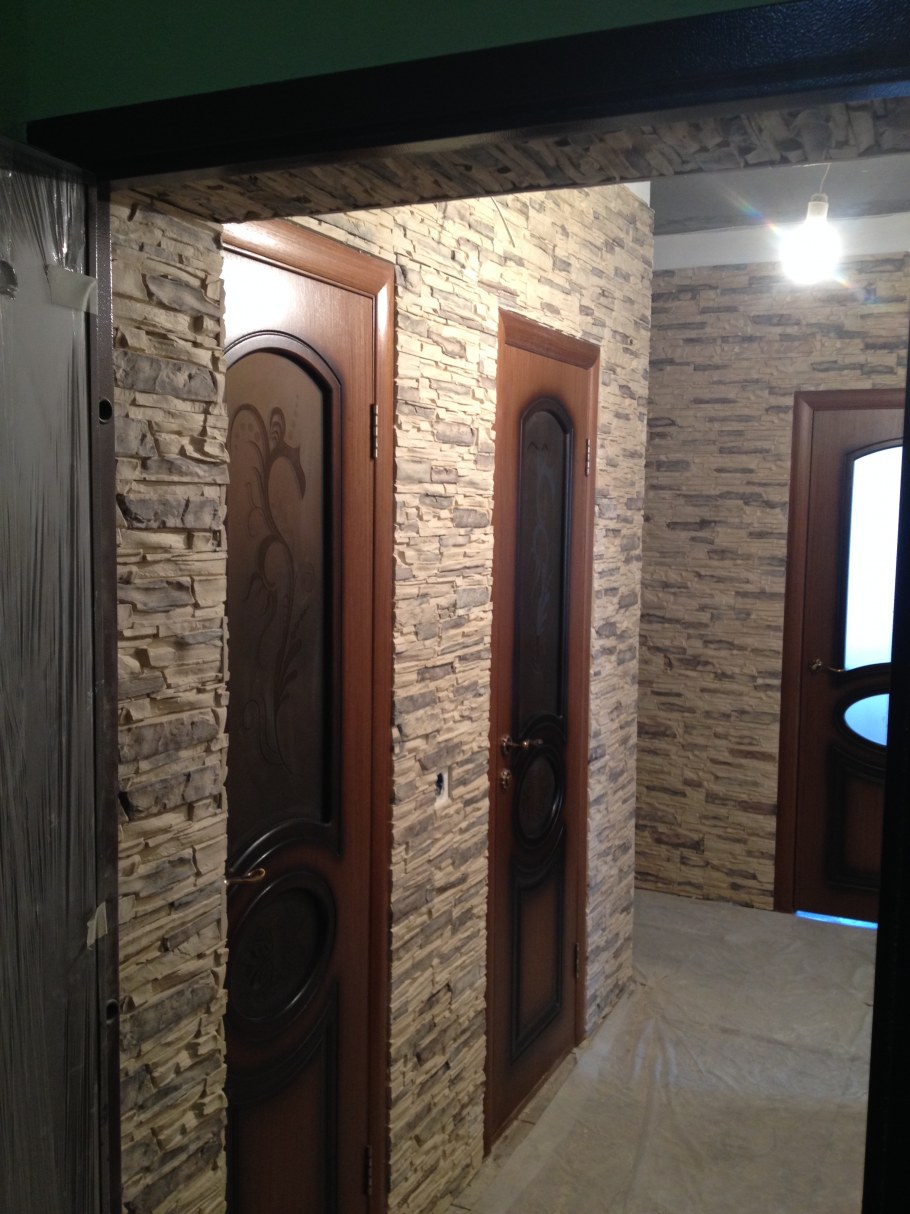 Отделка декоративным камнем