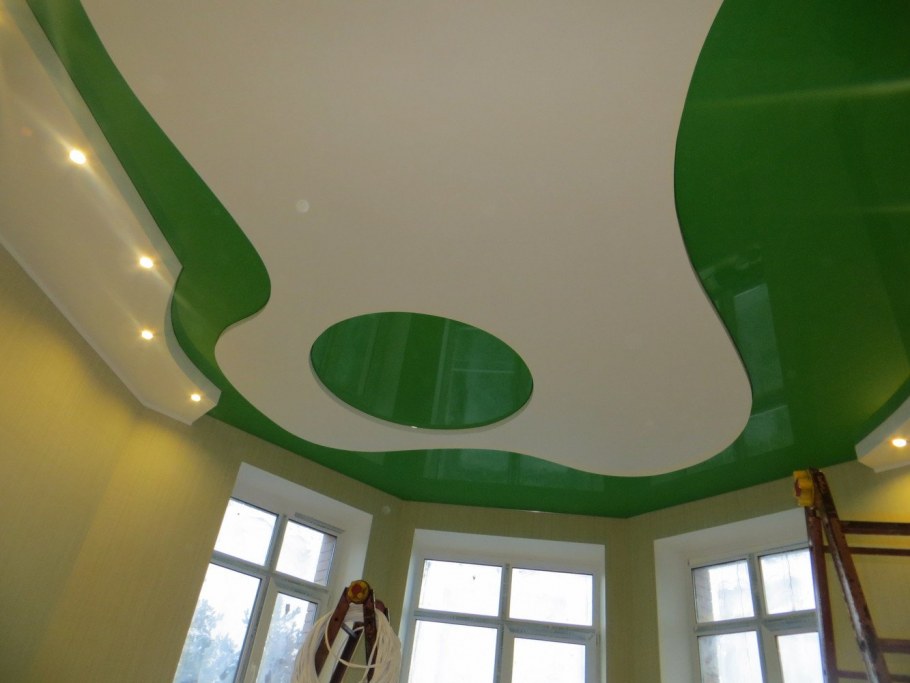 Салатовый потолок