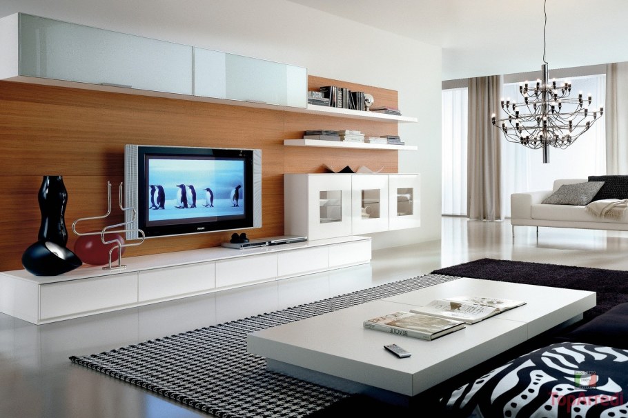 Стена с телевизором Минимализм