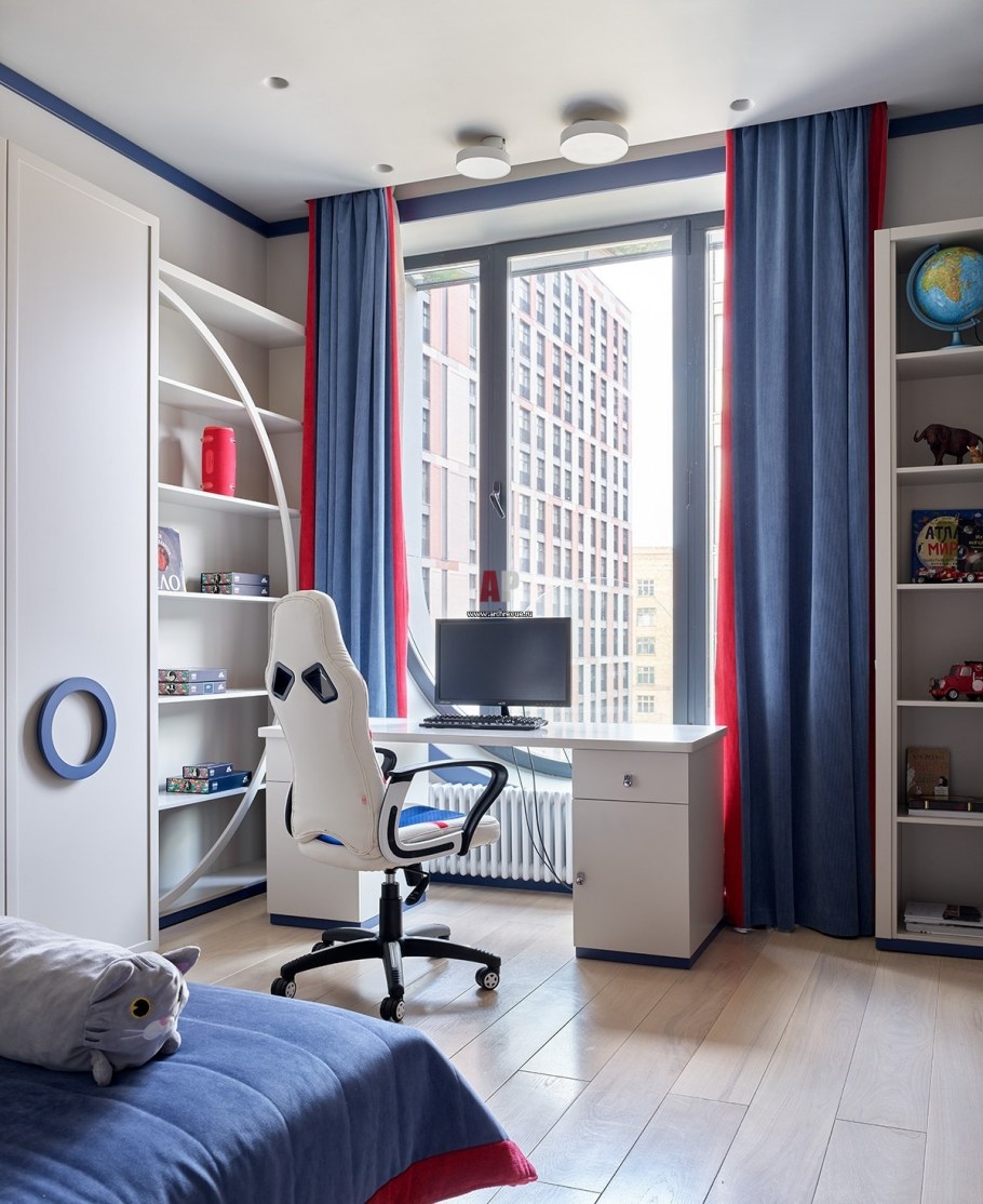 Дочь + сын комната площадь 17 как украшение