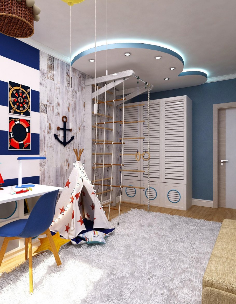 Детская комната в средиземноморском стиле