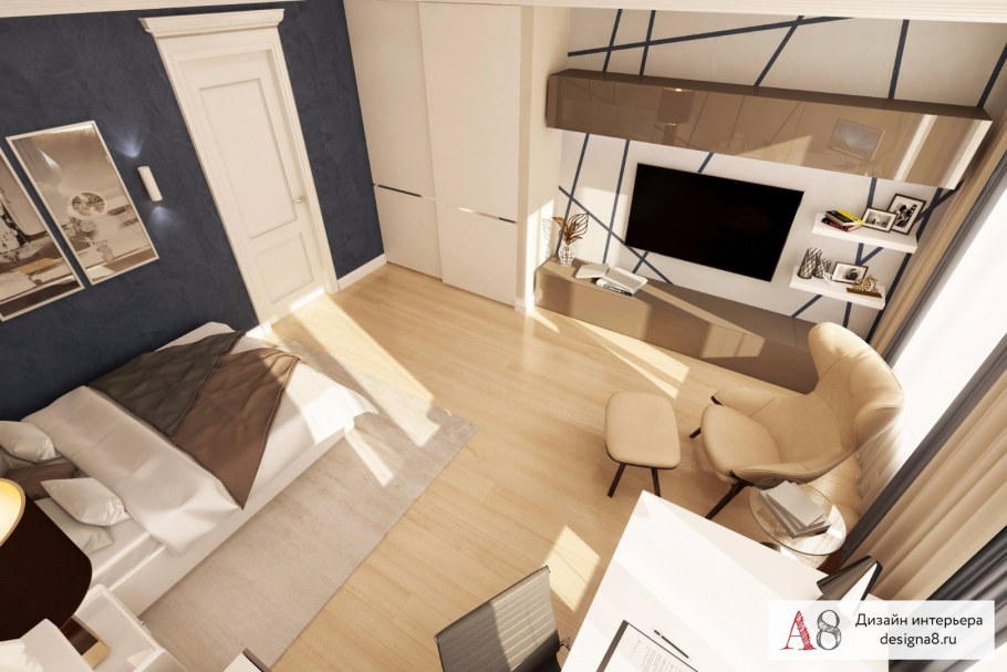 Потолок в комнате мальчика