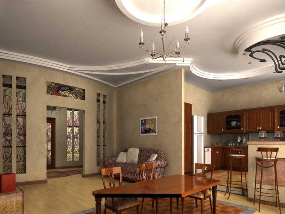 Натяжные потолки