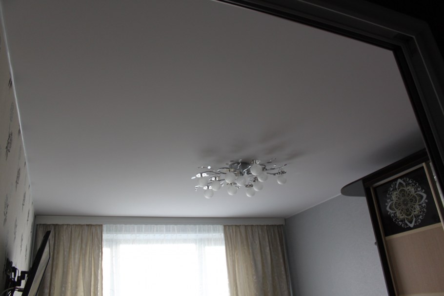 Тканевый натяжной потолок