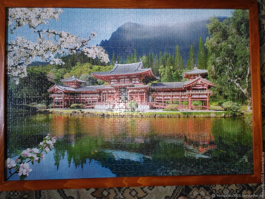 Пазл 1000 деталей "пагода Ясака, Киото, Япония"