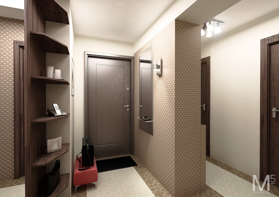 Фрески в интерьере прихожей