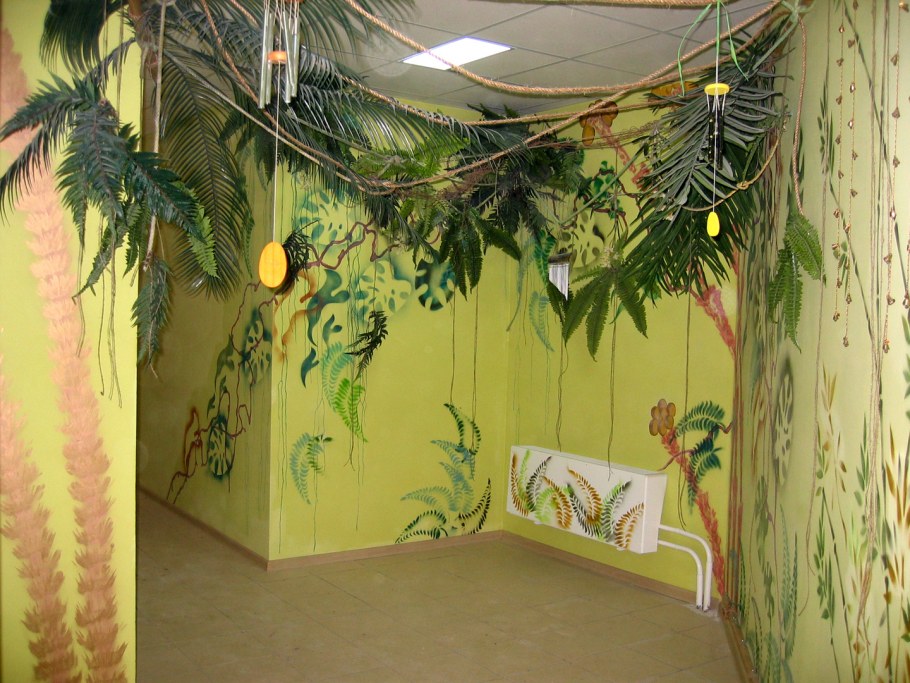 Комната в стиле леса