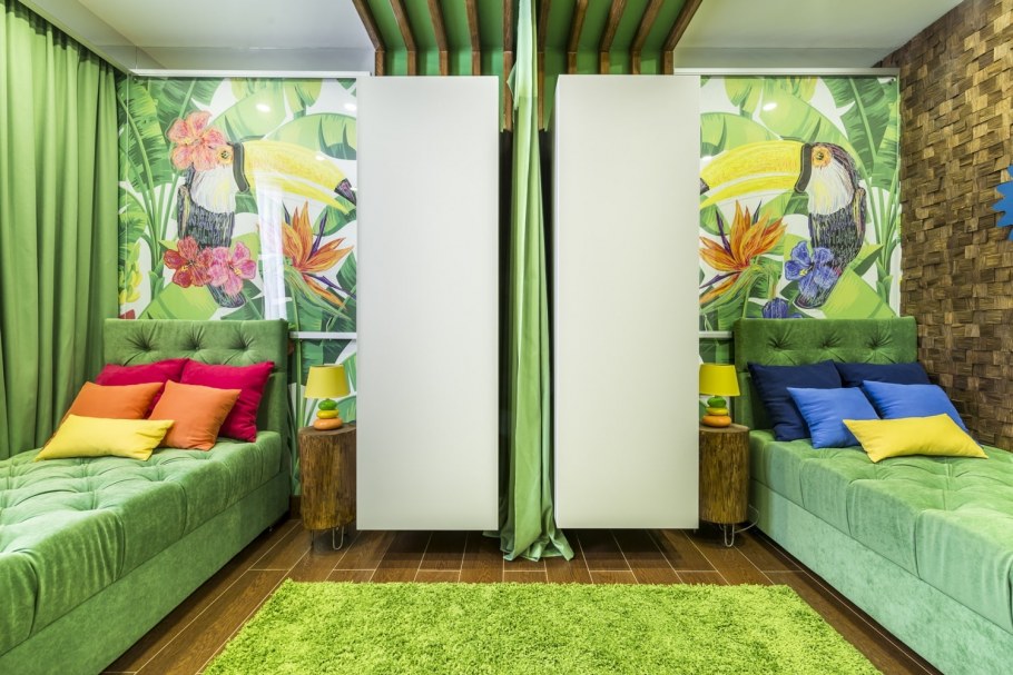 Детская комната в стиле космос