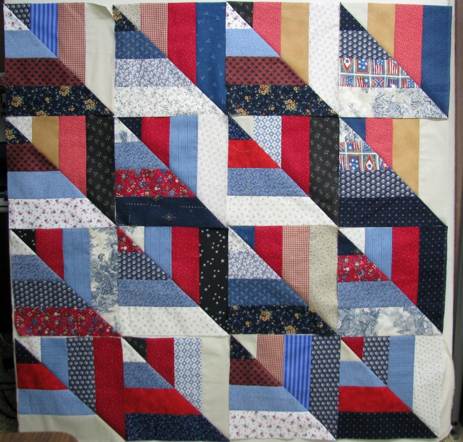 Блок Твист пэчворк