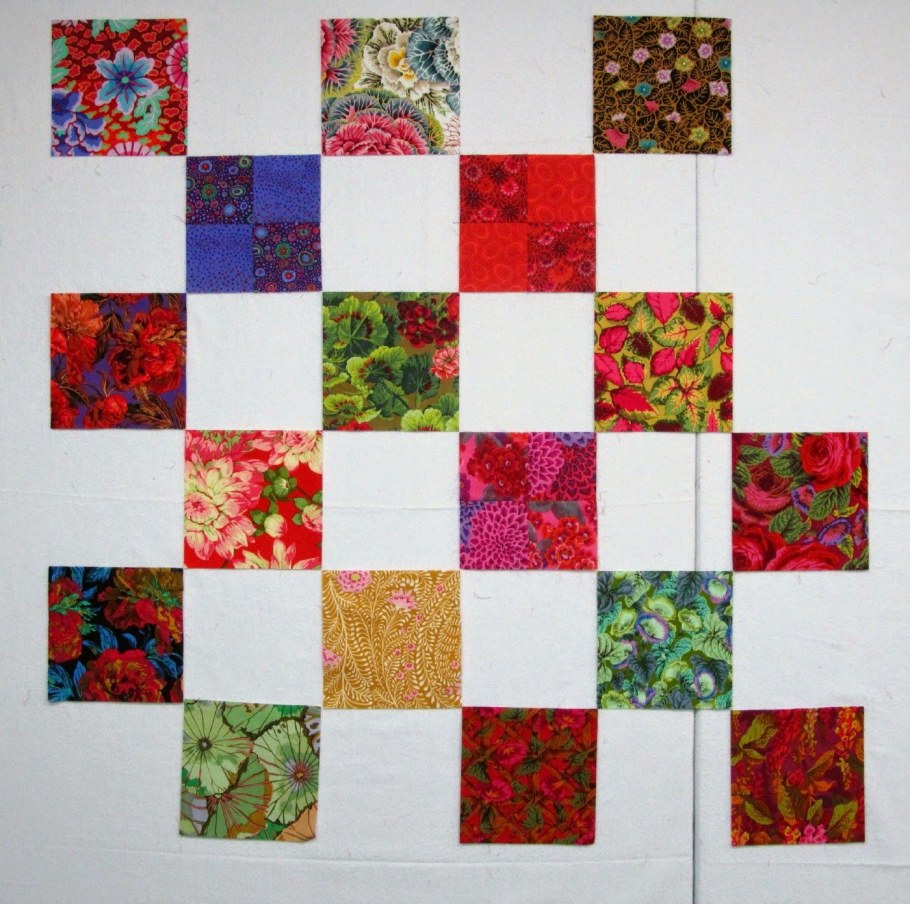 Пэчворк блок мерцающие треугольники