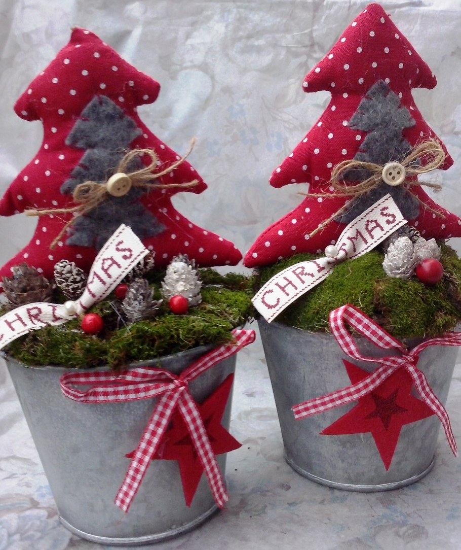 Новогодний декор из текстиля