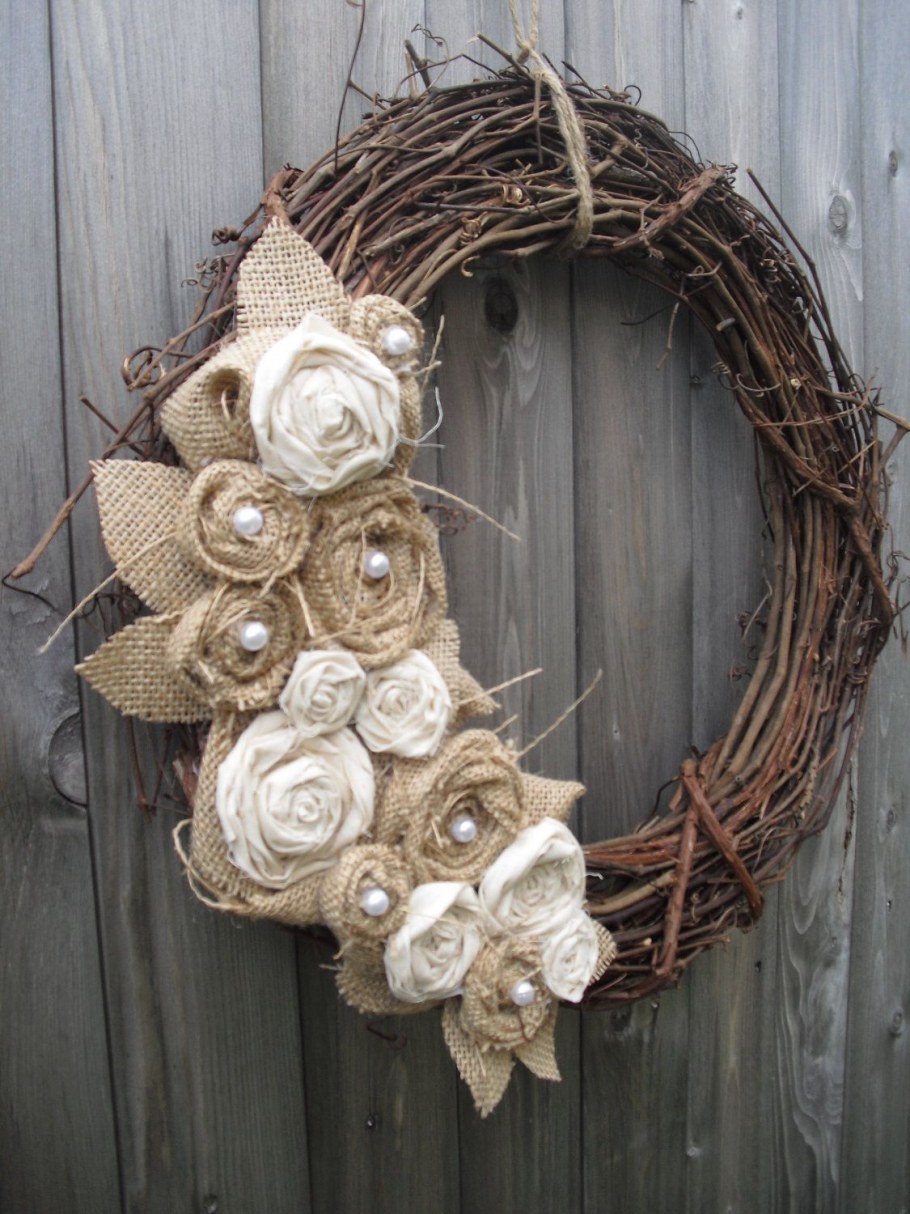 Декор из Мешковины