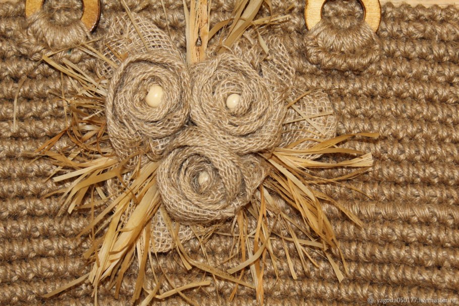 Декоративные венки из Мешковины