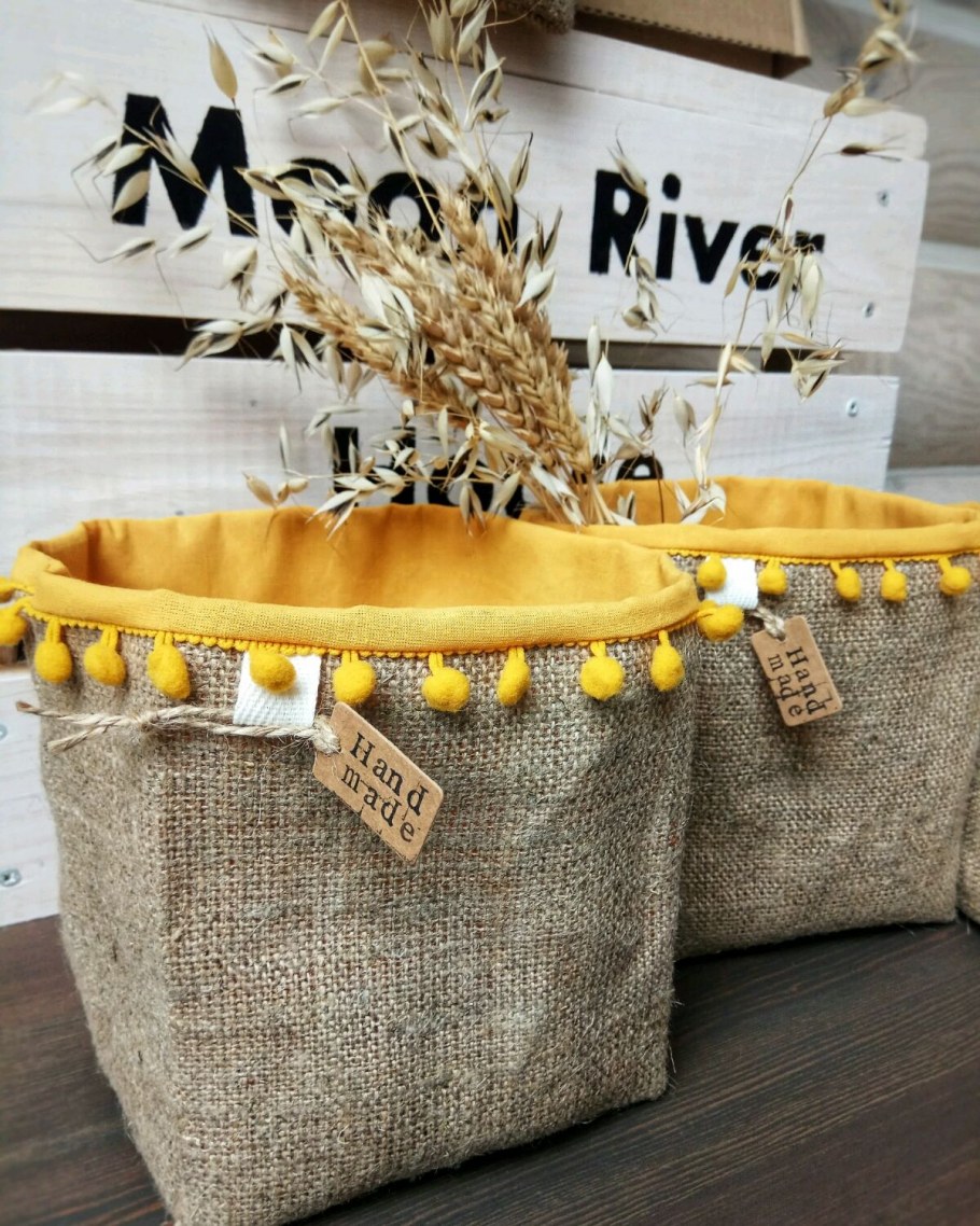 Шторы из Мешковины