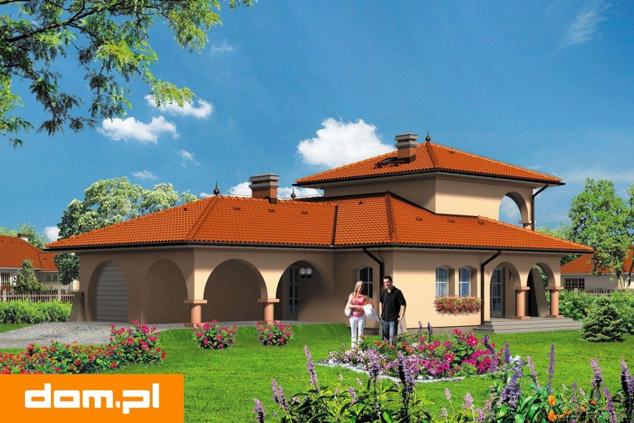 Одноэтажные дома в Восточном стиле