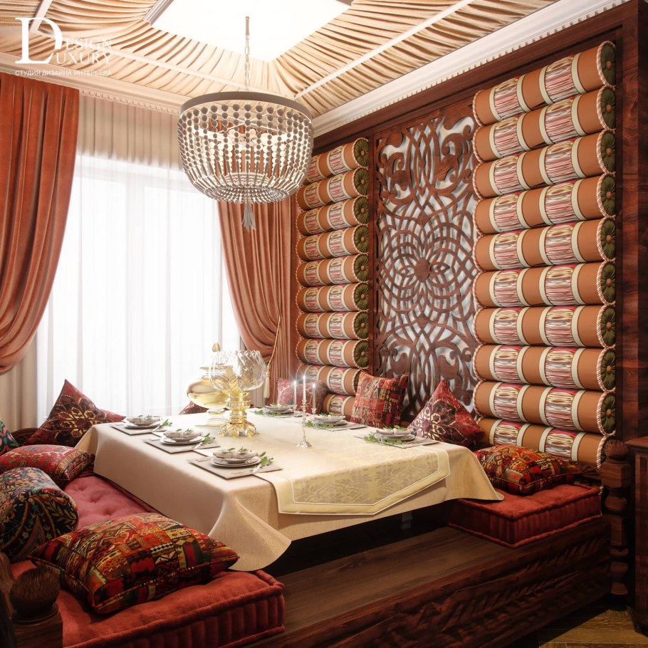 Зона отдыха в Восточном стиле