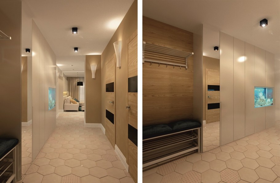 Кухня-прихожая планировка в частном доме