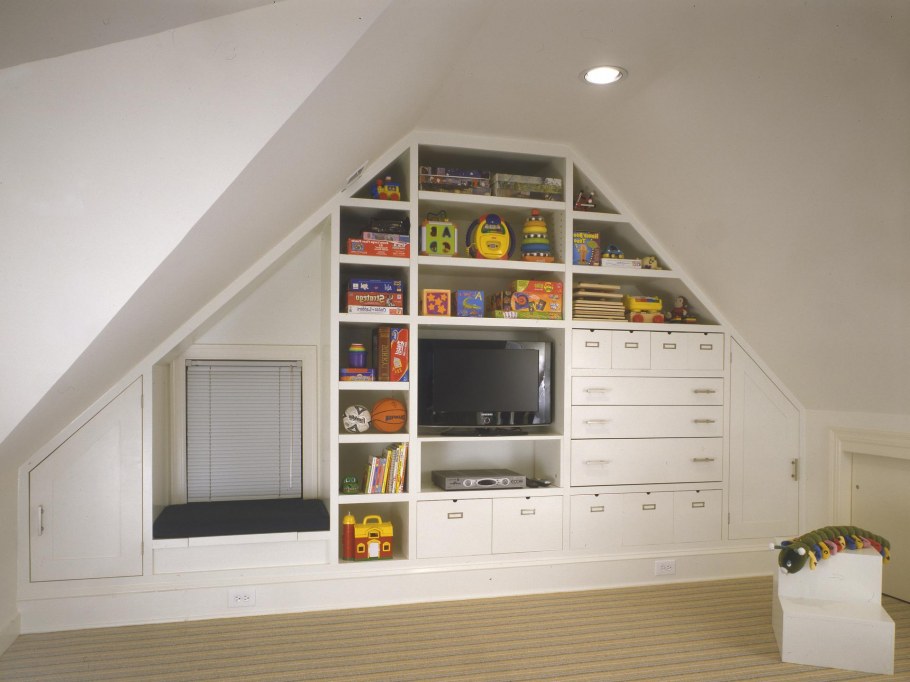 Двускатная крыша с чердаком