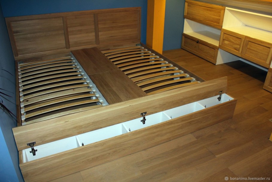 Кровать подиум в стиле лофт